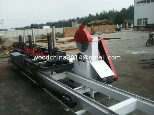 China supply PLC auto double blades circular sawmill with log carriage planks cutting saw