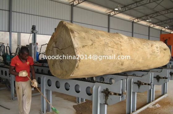 40'' Wood Log cutting vertical band saw machine band sawmills with carriage