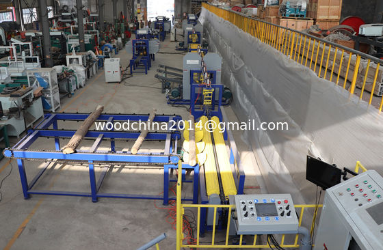 Twin vertical bandsaw mill double cut sawmill Equipment for log edges cutting